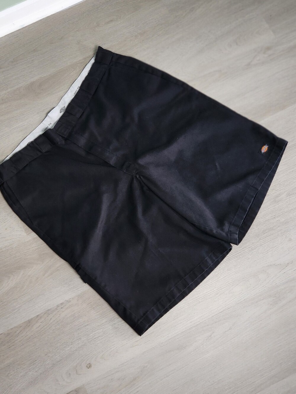 Dickies Loose Fit Black Cargo Shorts Workwear Men's 42